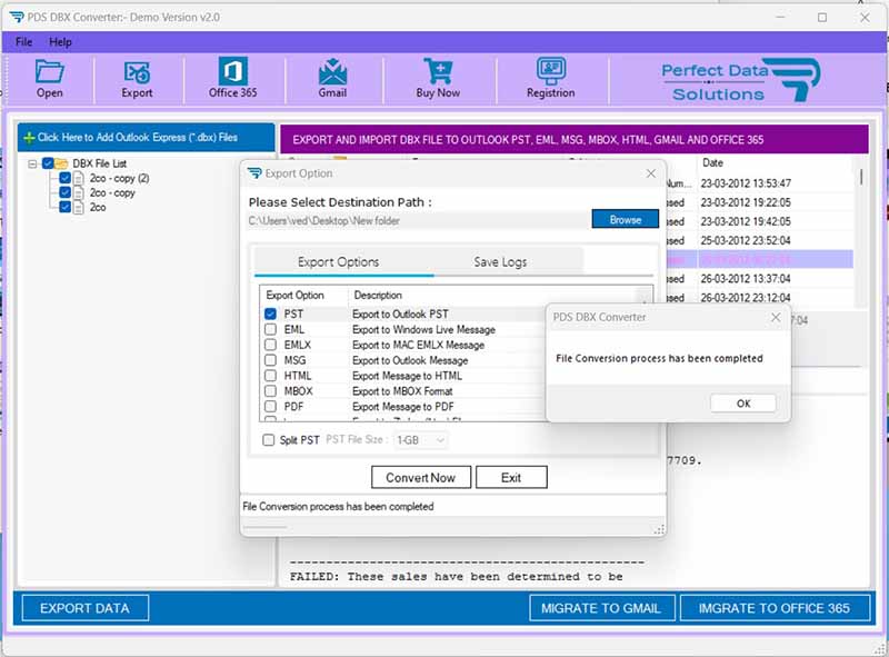 Saving Process using Windows Live Mail Converter