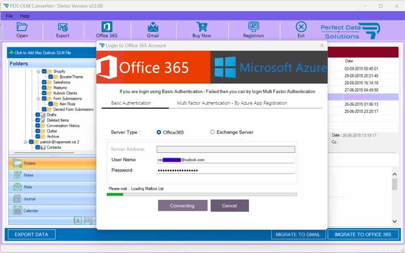 Login to Office 365 Mailbox