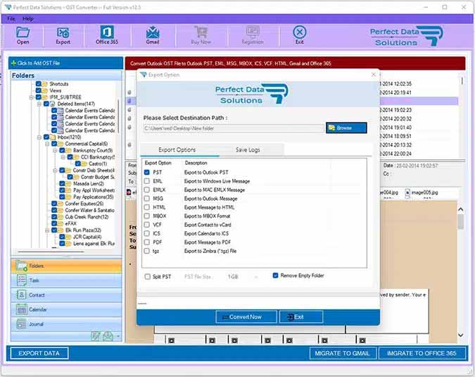 Windows 7 PDS OST to PST Converter 12.5 full