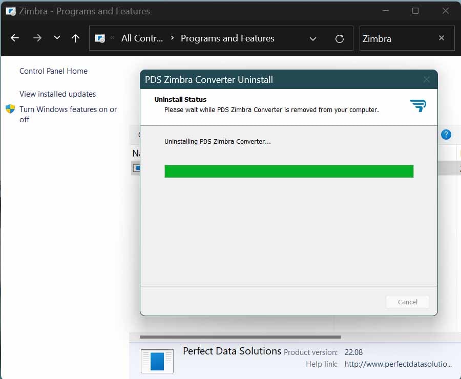 PDS Zimbra Converter