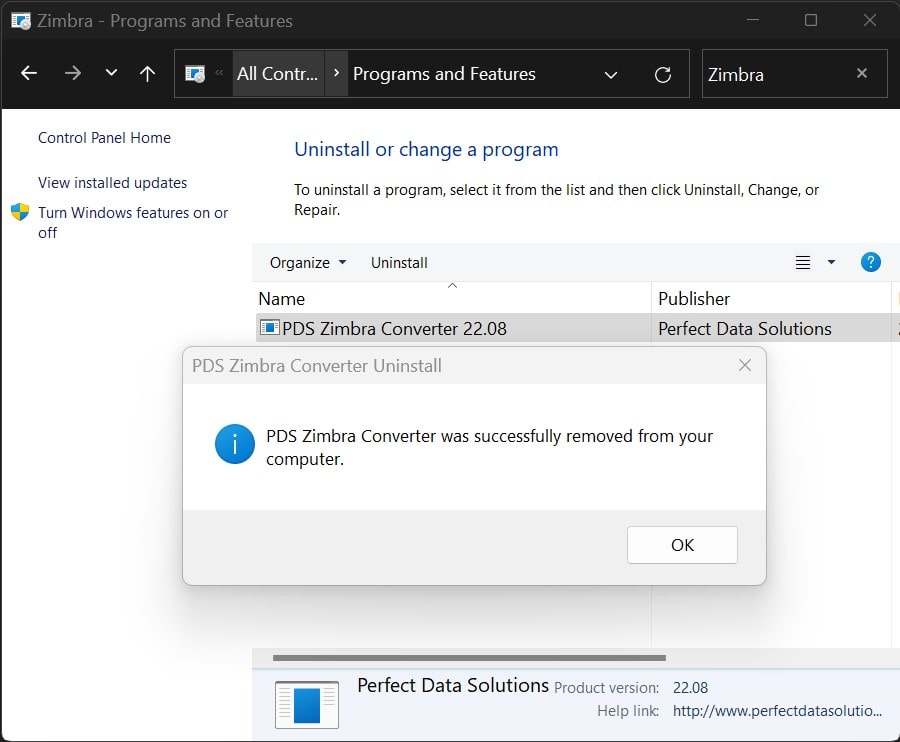 PDS Zimbra Converter