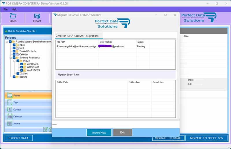 PDS Zimbra Converter